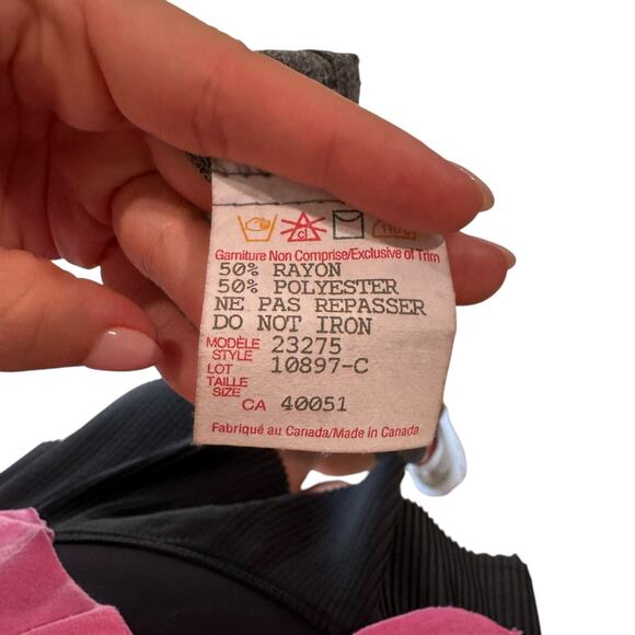 Frank Lyman NWT Dark Gray Silver Metallic Off the Shoulder Ruched Jewel Top - Picture 12 of 12